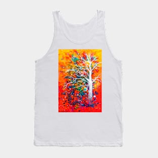 Watercolor abstract tree Tank Top